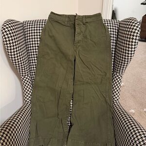 Madewell Women's Olive Cargo Pants
